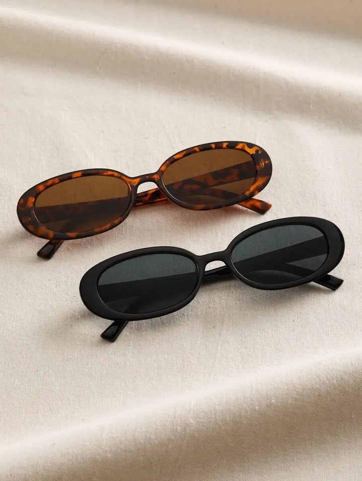 Ghislaine | Lunettes de Soleil Ovales Vintage