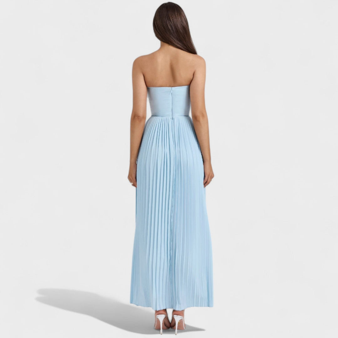 Eimear - Pleated Strapless Dress