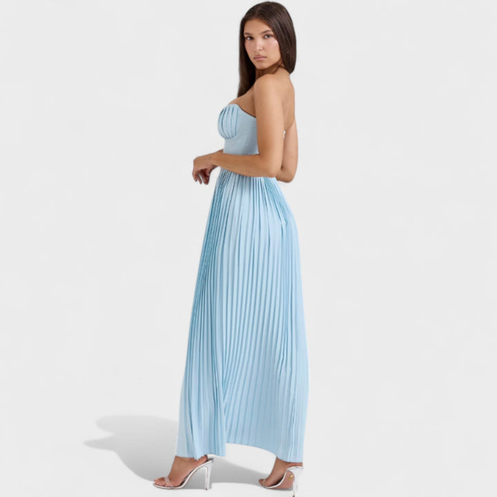 Eimear - Pleated Strapless Dress