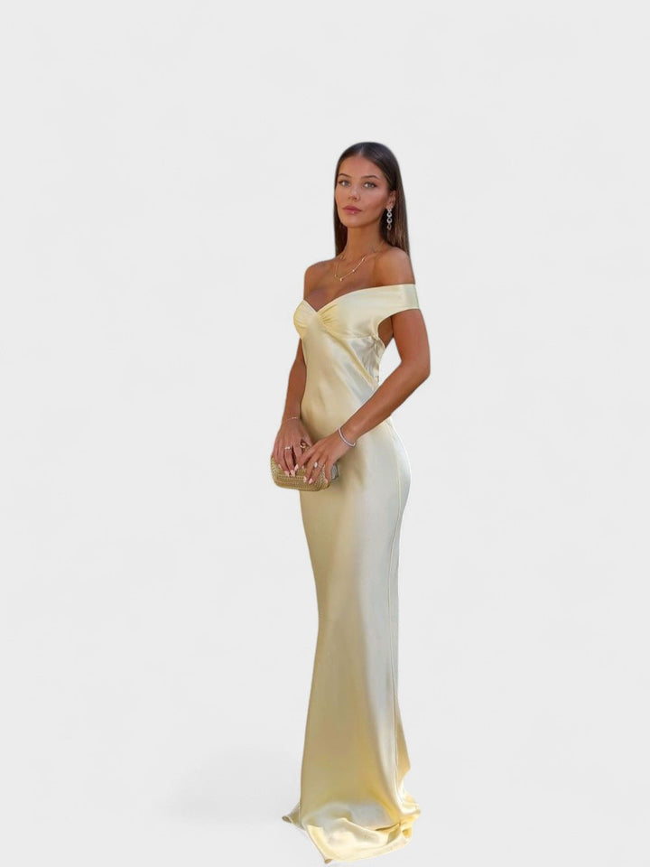 Eabha - Satin Maxi Dress