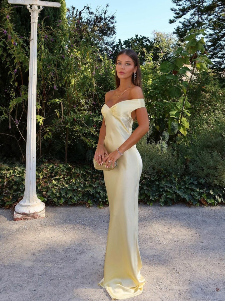 Eabha - Satin Maxi Dress