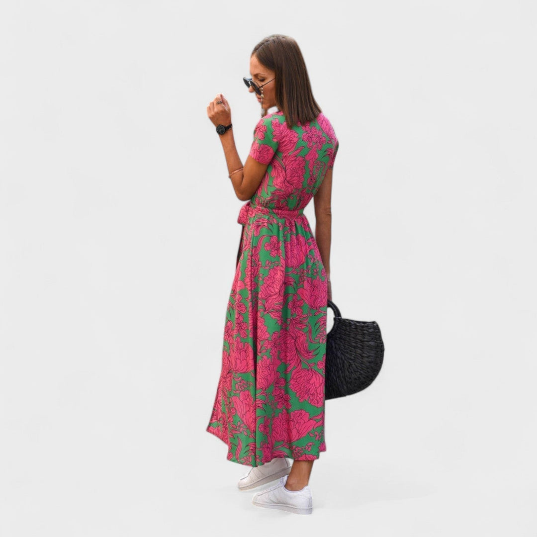 Dervla - Floral Wrap Dress