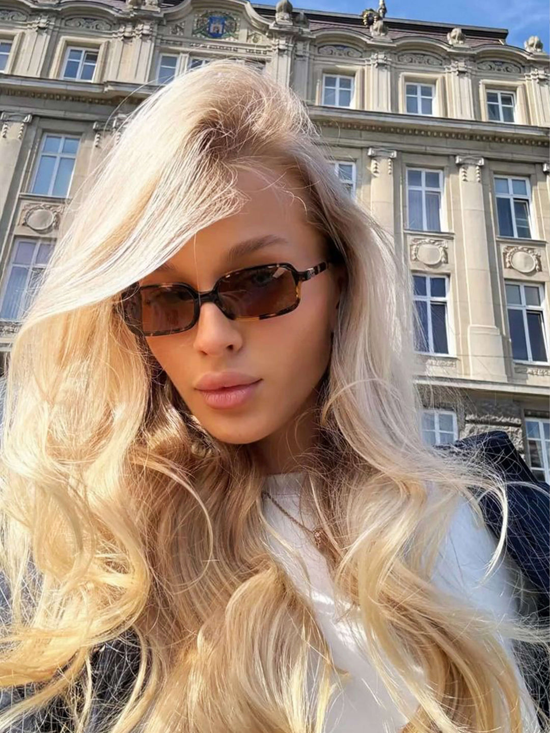 Justine | Lunettes de Soleil Rectangulaires