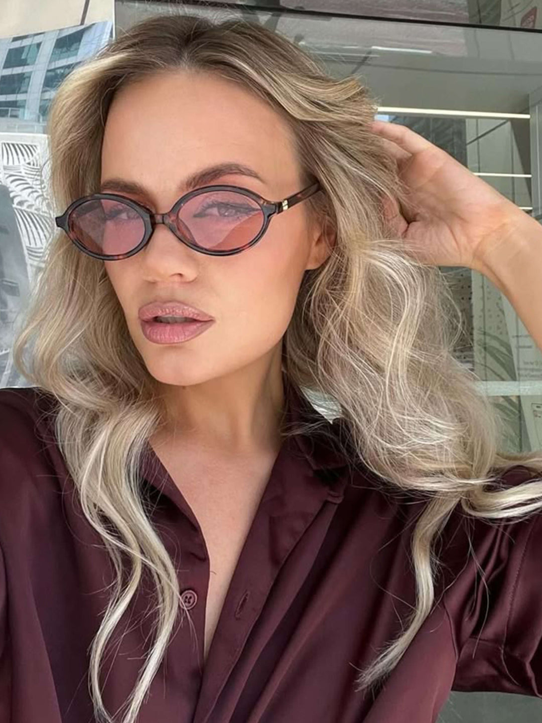 Sandrine | Lunettes de Soleil Ovales