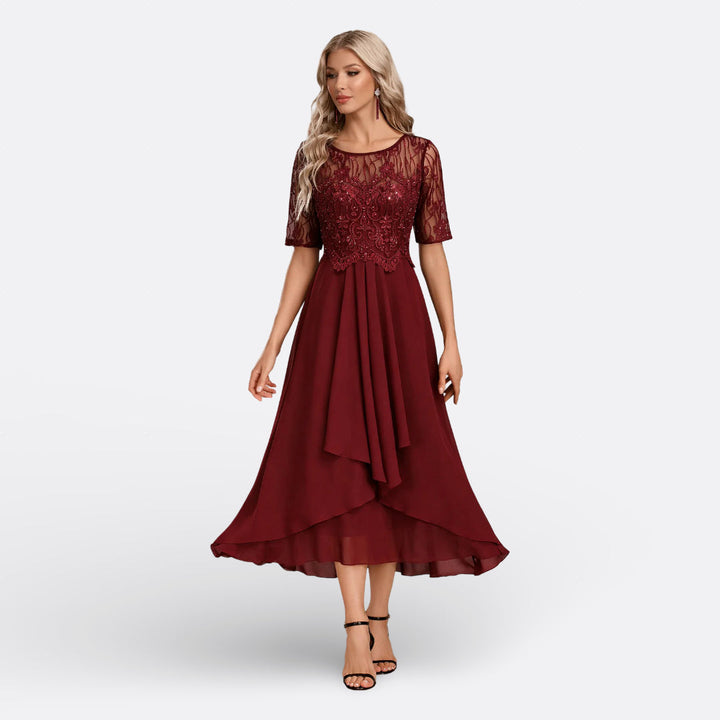 Eabha - Lace Midi Dress