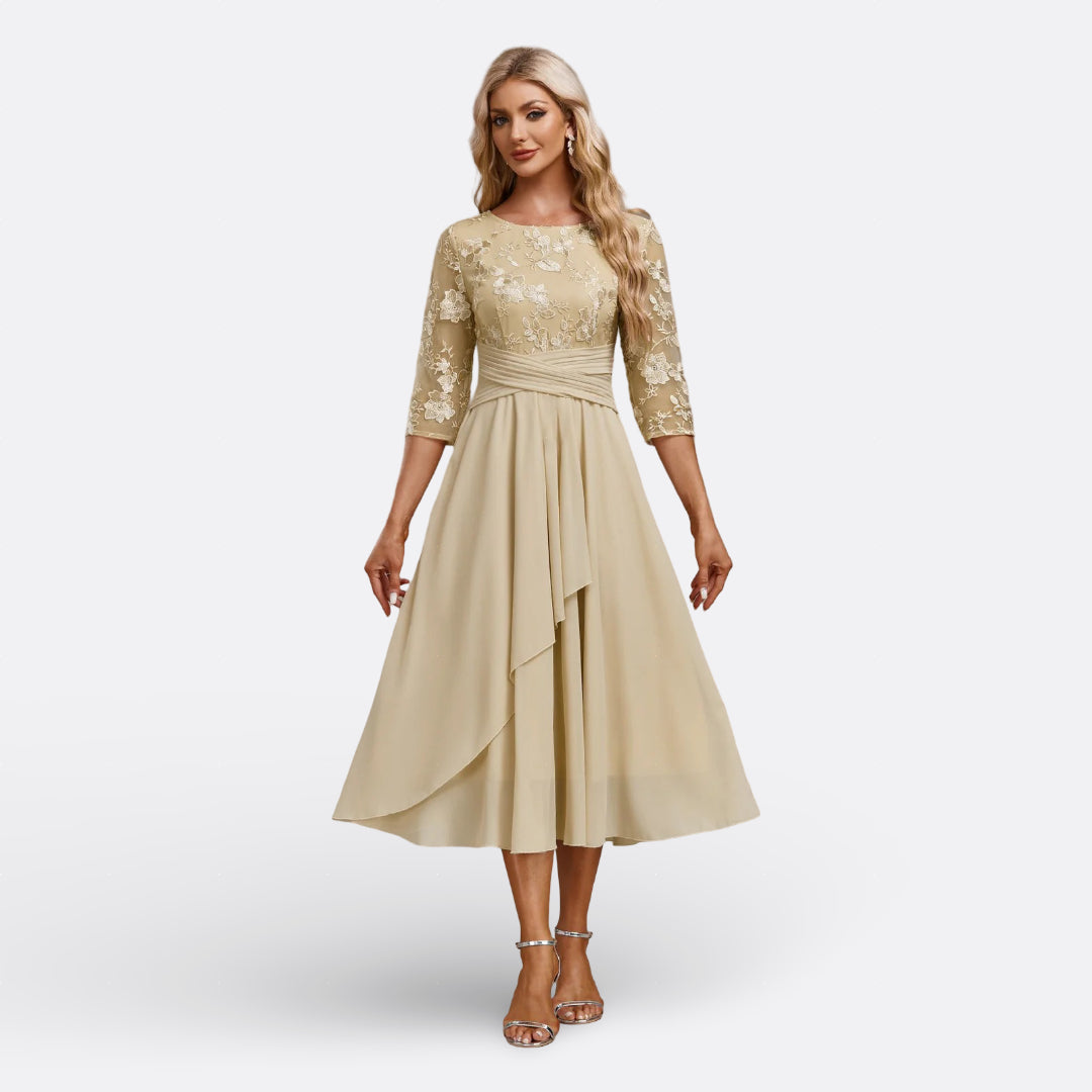 Eabha - Lace Midi Dress