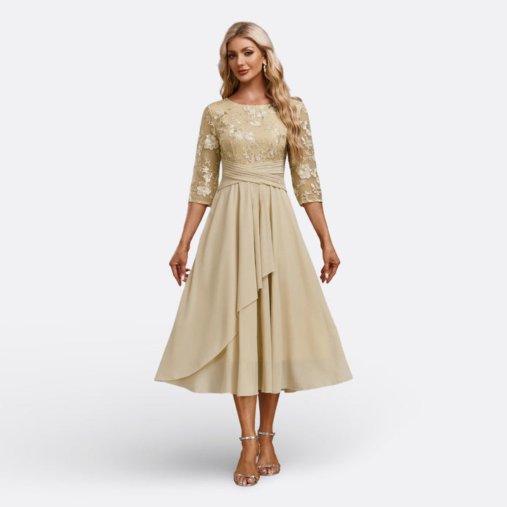 Eabha - Lace Midi Dress