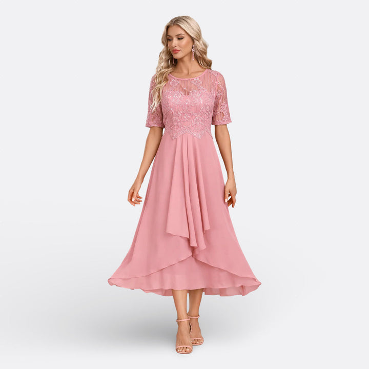 Eabha - Lace Midi Dress