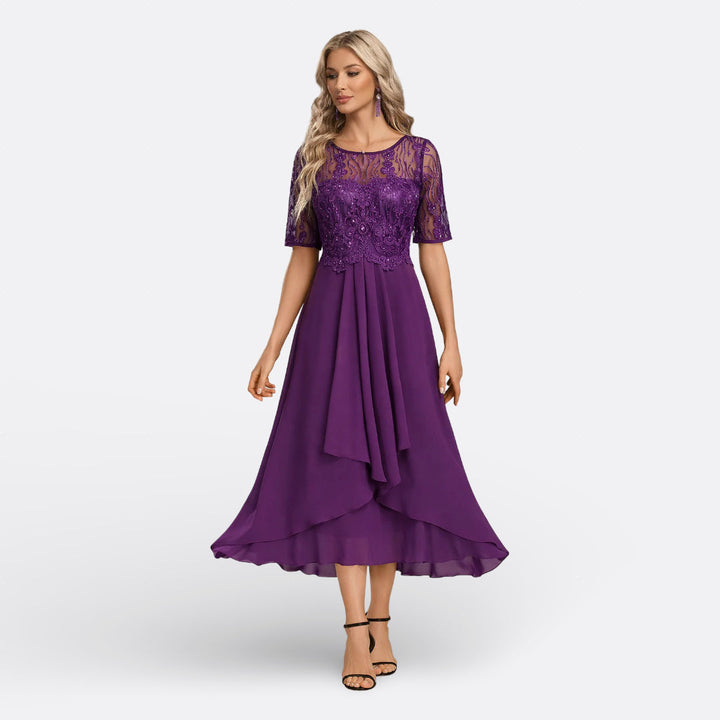 Eabha - Lace Midi Dress