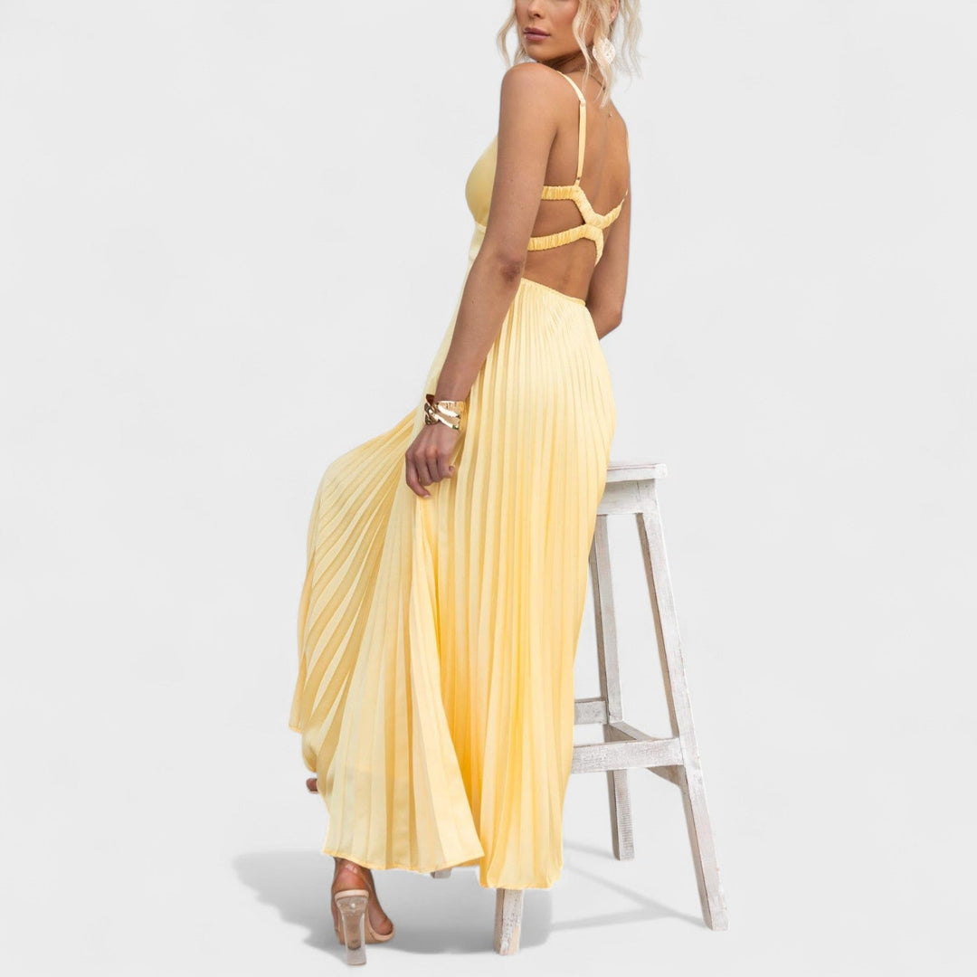 Órla - Pleated Maxi Dress