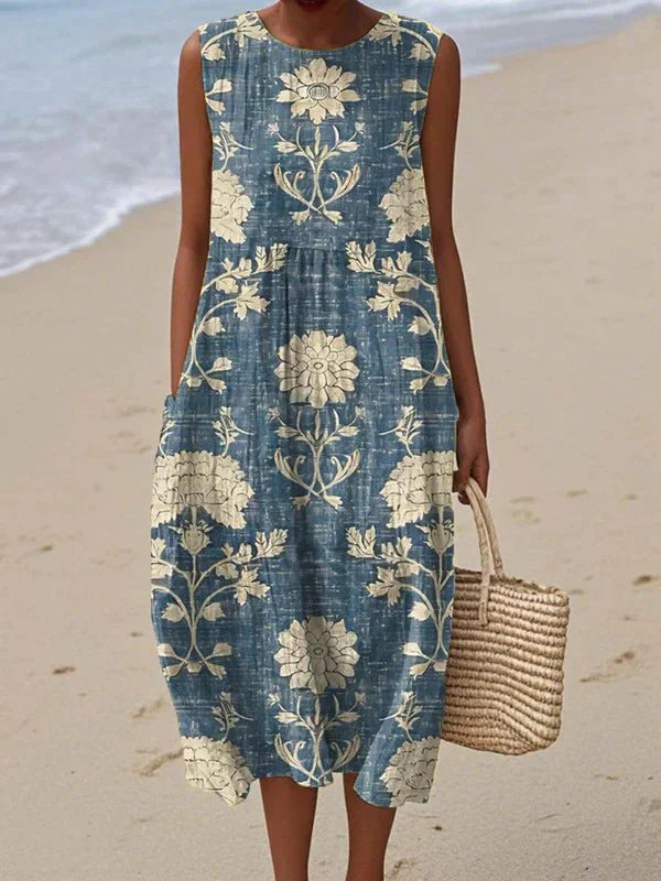 Caoimhe - Cotton Midi Dress
