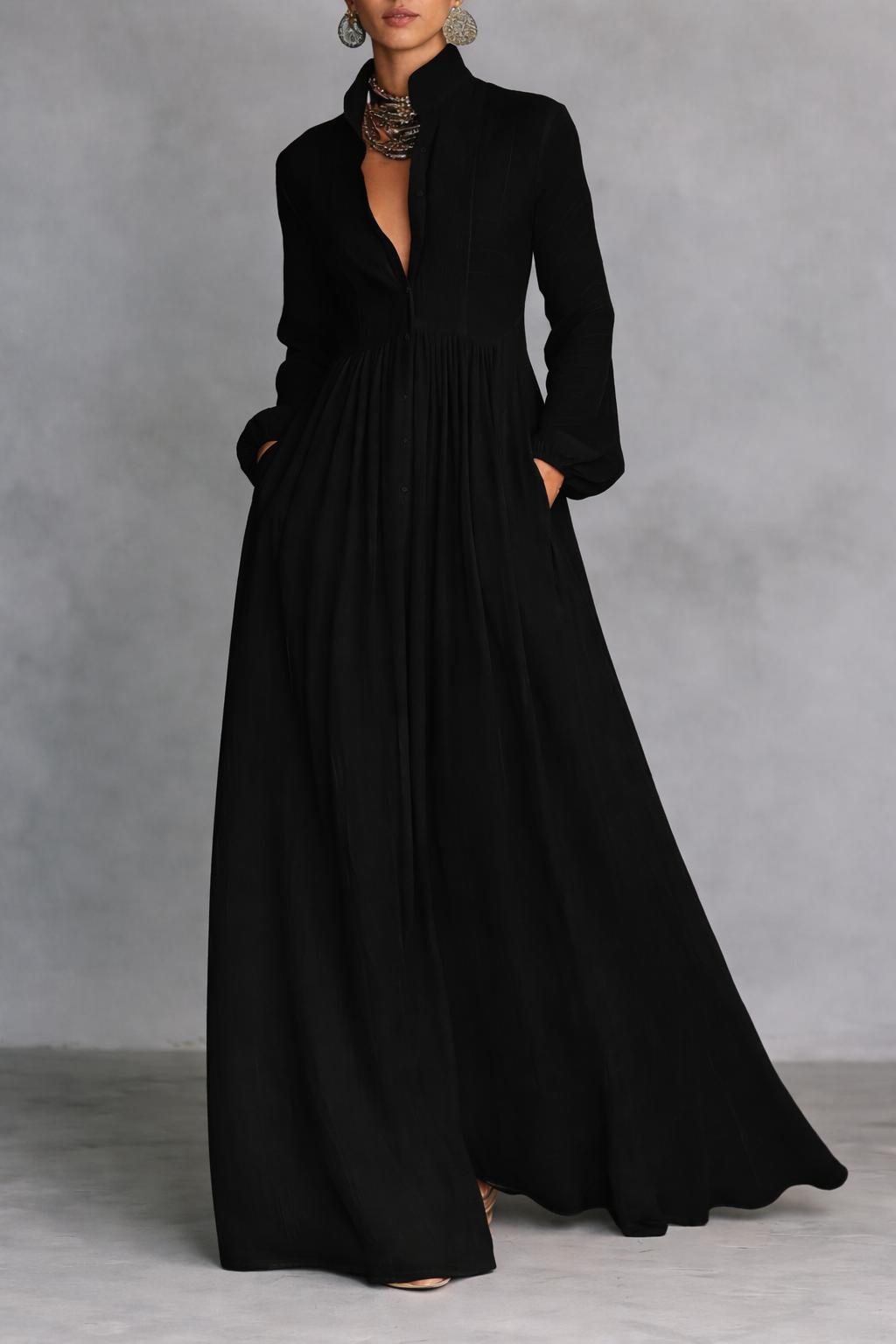 Lola | Robe Maxi Boutonnée