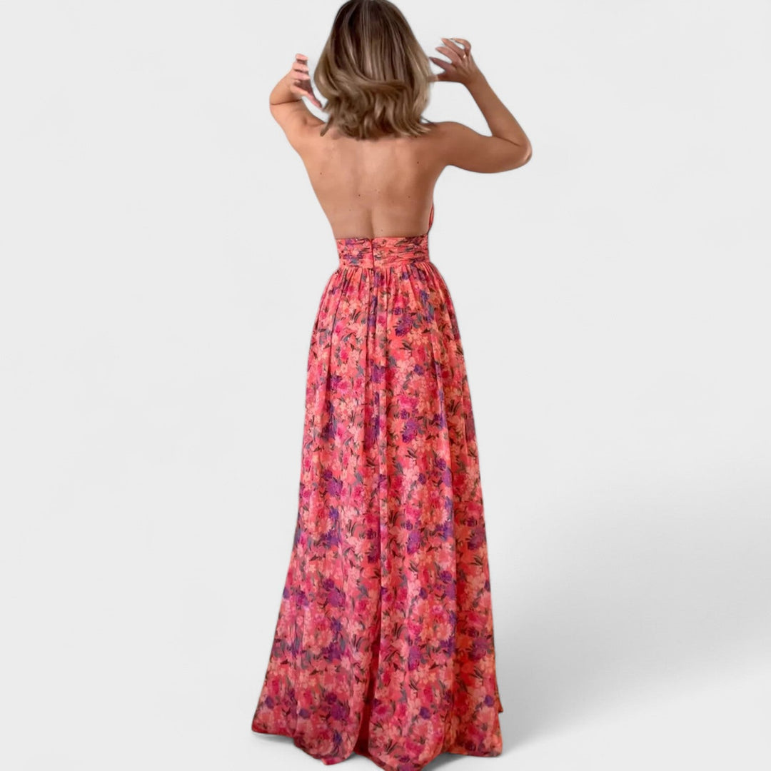 Laoise - Floral Halter Dress
