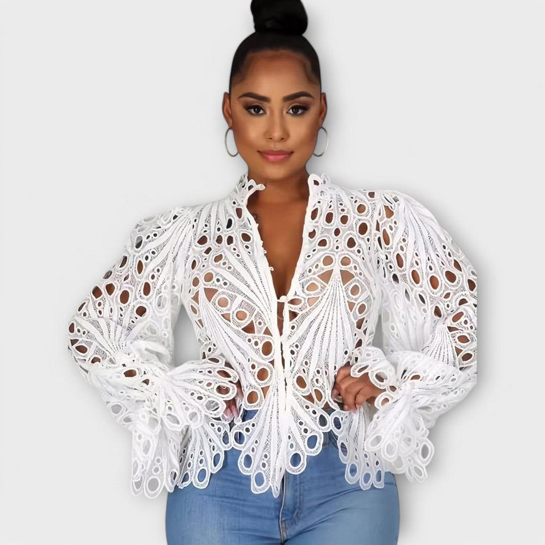 Fionnuala - Asymmetrical Blouse
