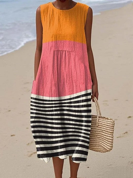 Órlaith - Cotton Block Dress