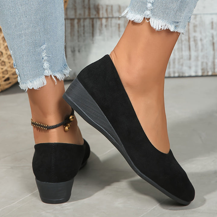 Dervla - Wedge Heel Ballerinas