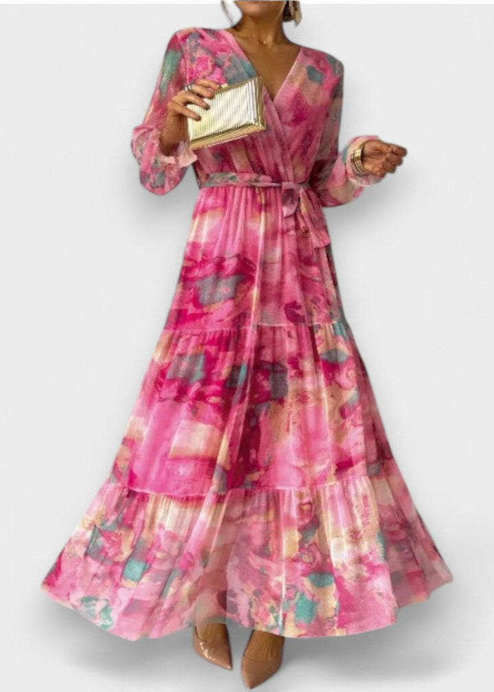 Nuala - Floral Wrap Dress