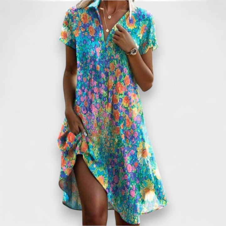 Caitríona - Boho Midi Dress
