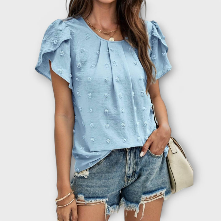 Dervla - Swiss Dot Blouse
