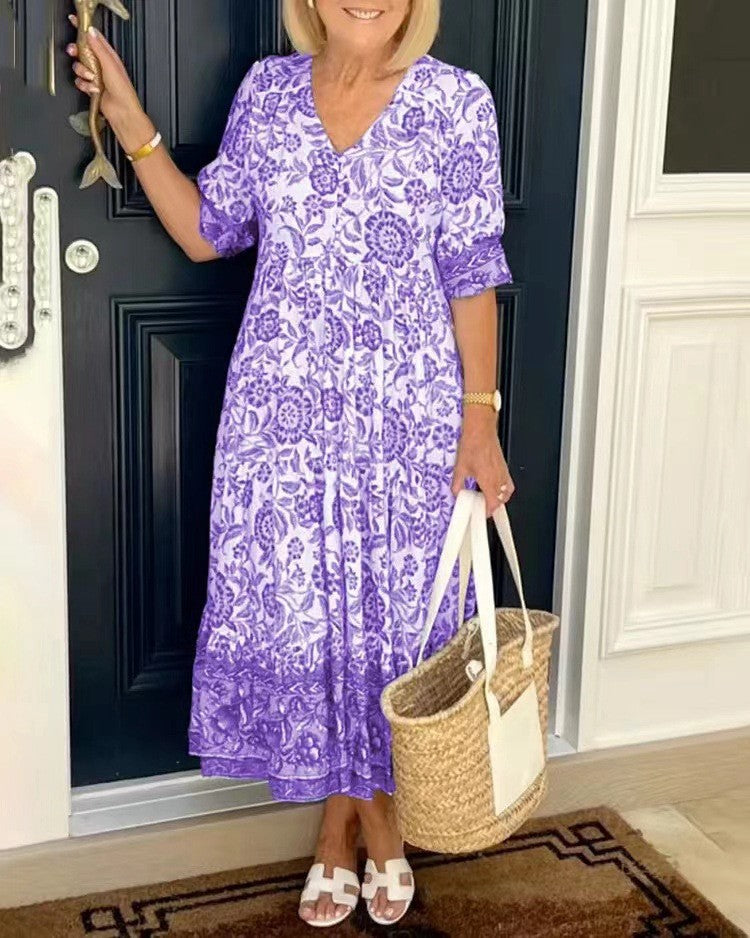 Joëlle | Robe Maxi Fleurie