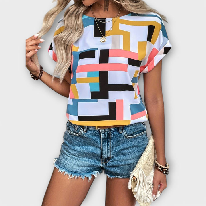 Eabha - Elegant Short Blouse