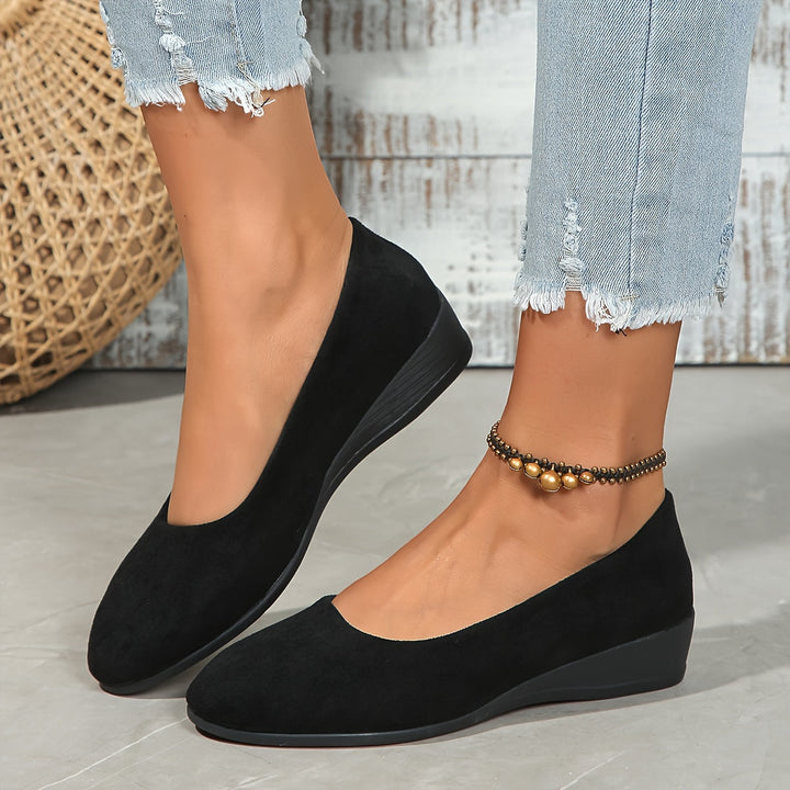 Dervla - Wedge Heel Ballerinas