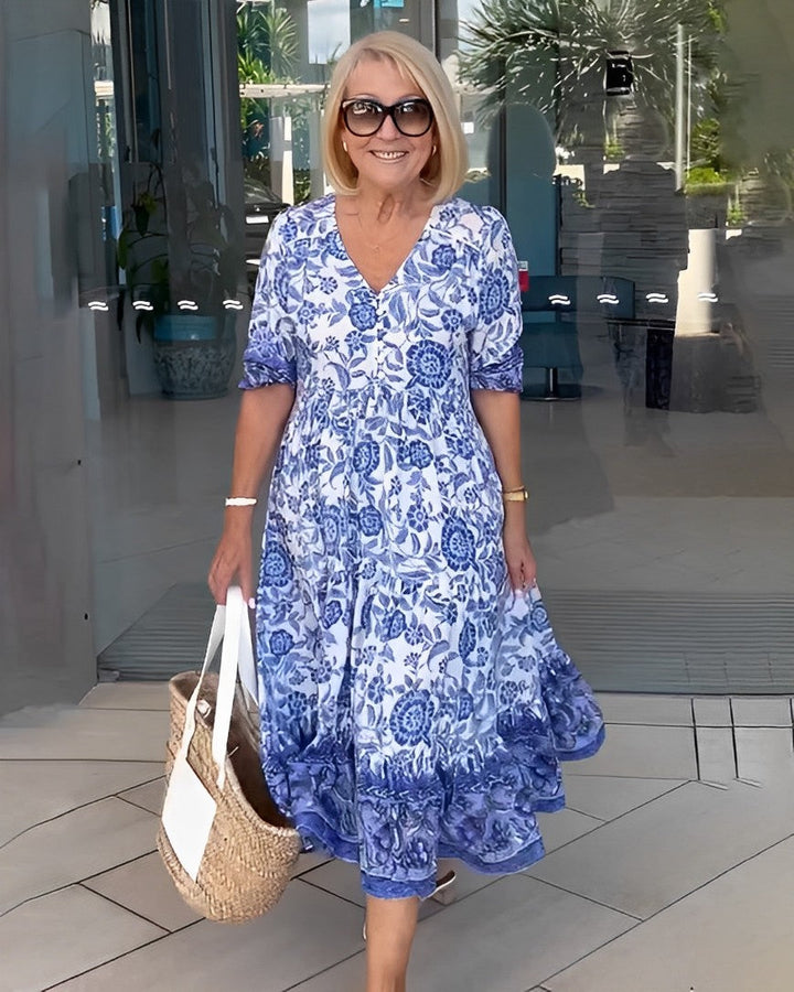 Joëlle | Robe Maxi Fleurie
