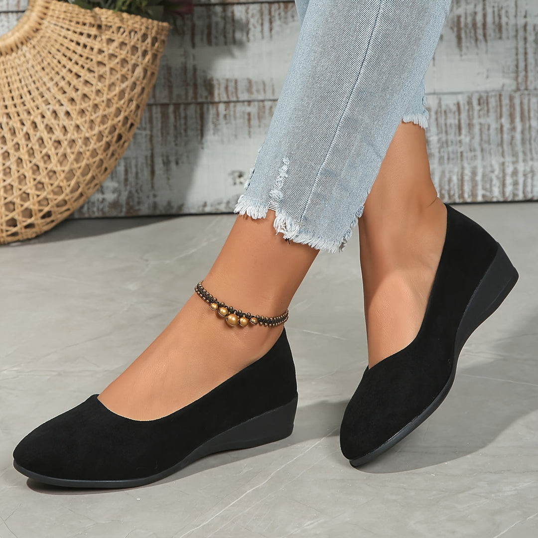 Dervla - Wedge Heel Ballerinas