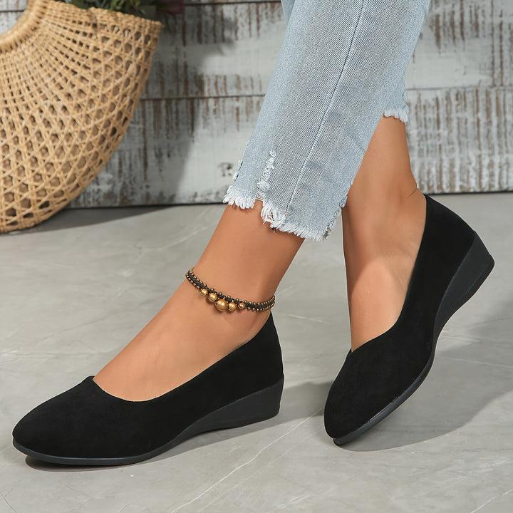 Dervla - Wedge Heel Ballerinas