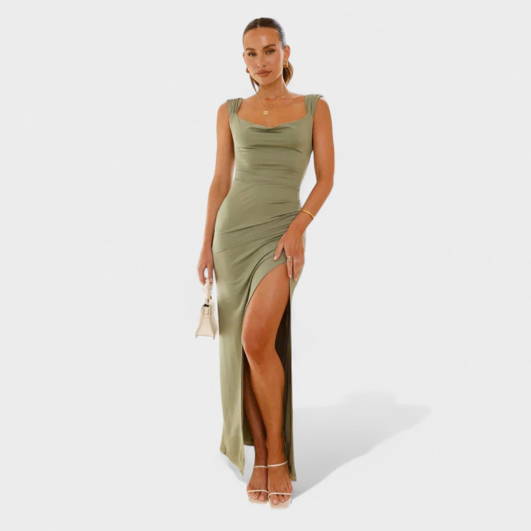 Ciara - Long Dress with Bow