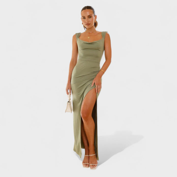 Ciara - Long Dress with Bow