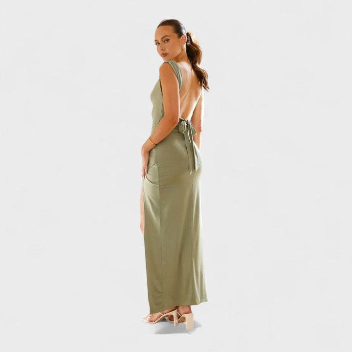 Ciara - Long Dress with Bow