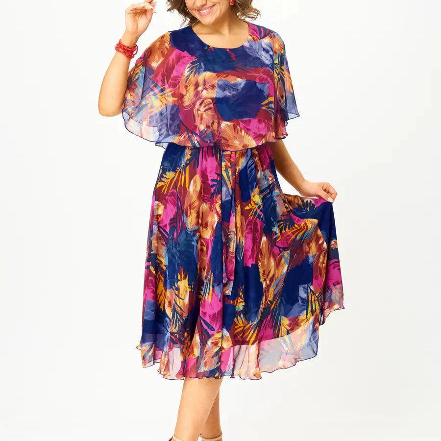 Yolande | Robe Midi en Mousseline