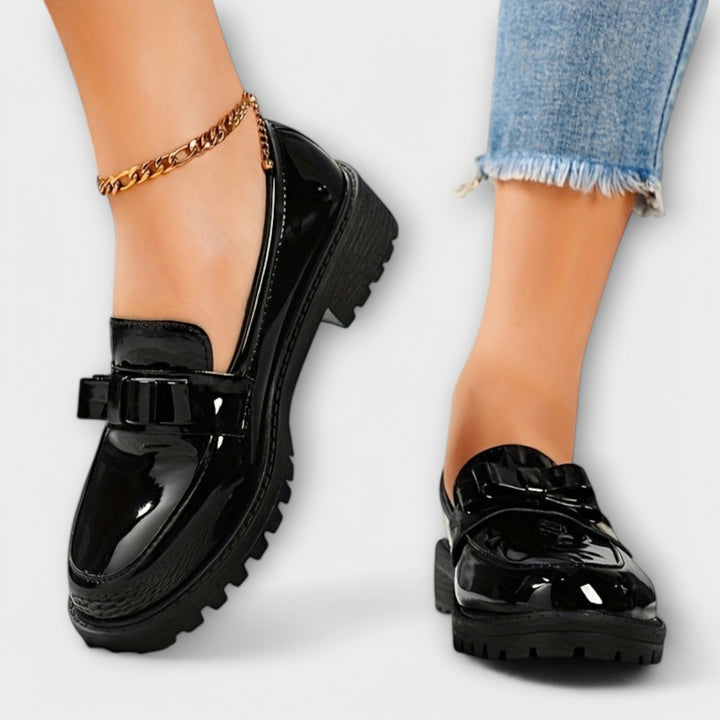 Eabha - Black Patent Loafers
