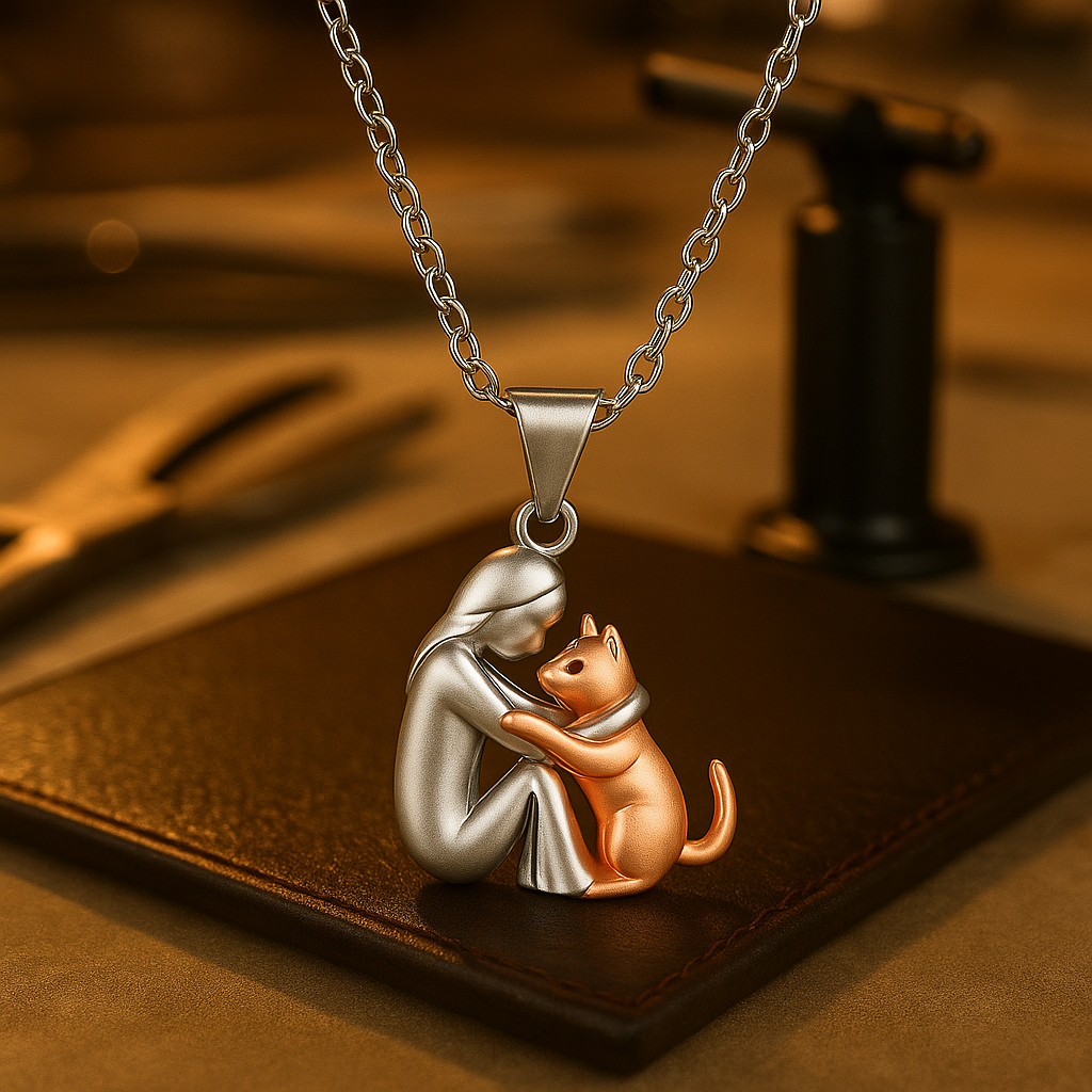 Dervla - Cat Embrace Necklace