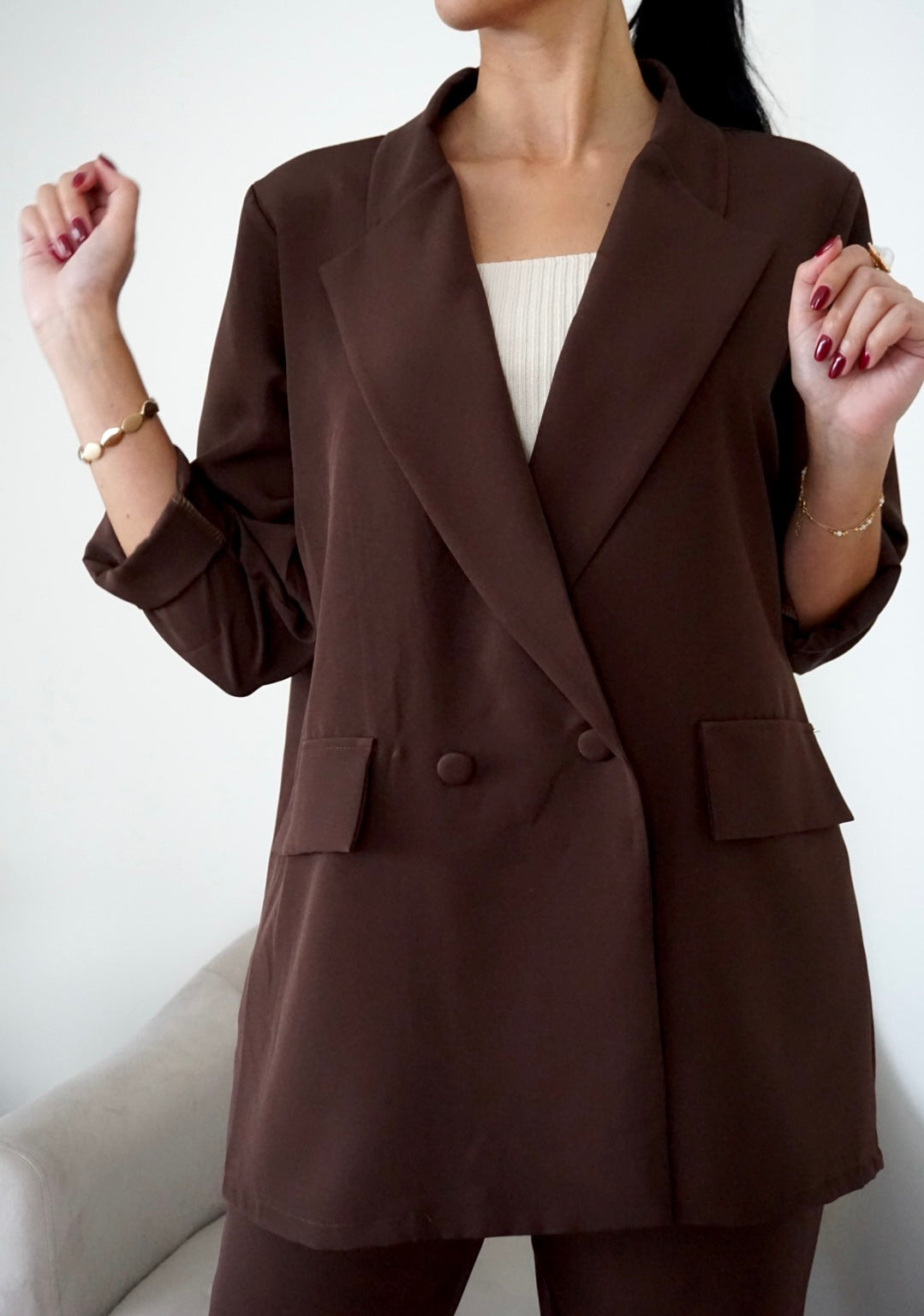 Maeve - Oversized Coat Set