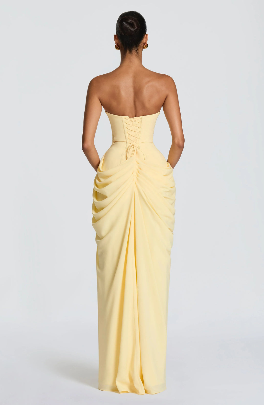 Eimear - Draped Dress with Slit