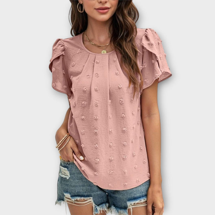 Dervla - Swiss Dot Blouse