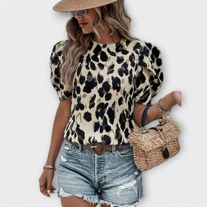 Eabha - Colourful Print Blouse