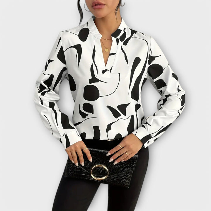Ciara - Geometric Blouse
