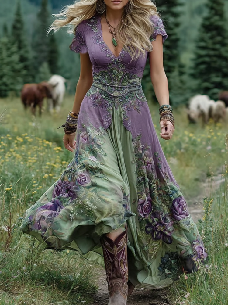 Dervla - Floral Maxi Dress