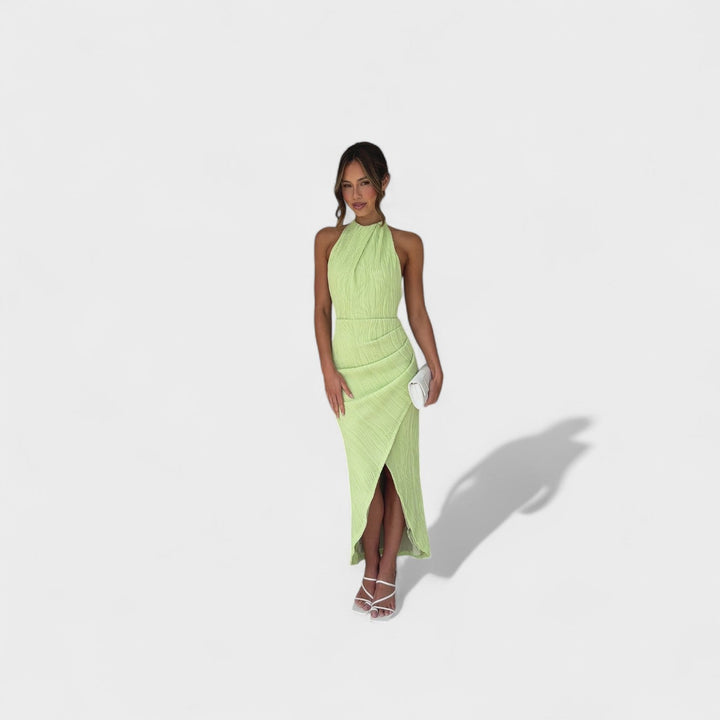 Fionnuala - Halter Maxi Dress