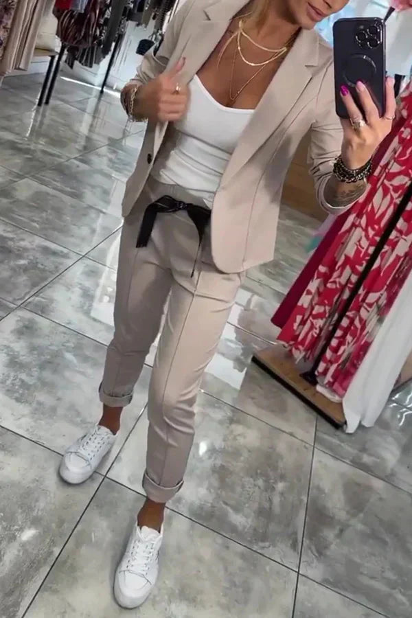 Caoimhe - Fluid Blazer Set