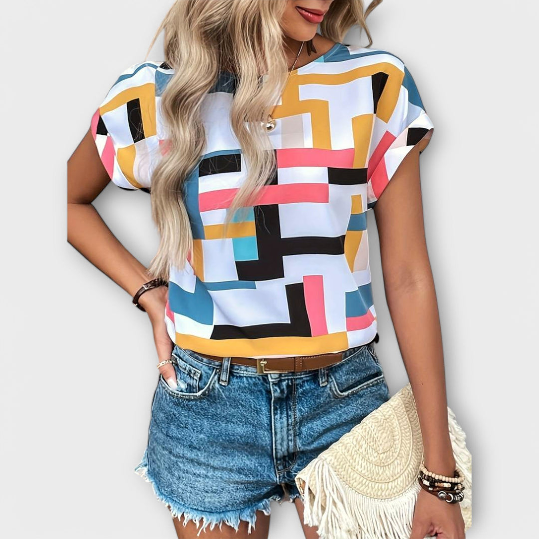 Eabha - Elegant Short Blouse