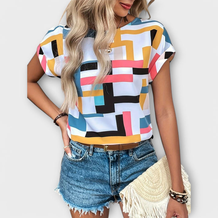 Eabha - Elegant Short Blouse