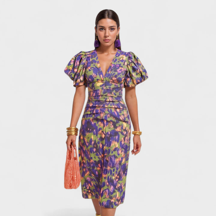 Méabh - Tropical Midi Dress