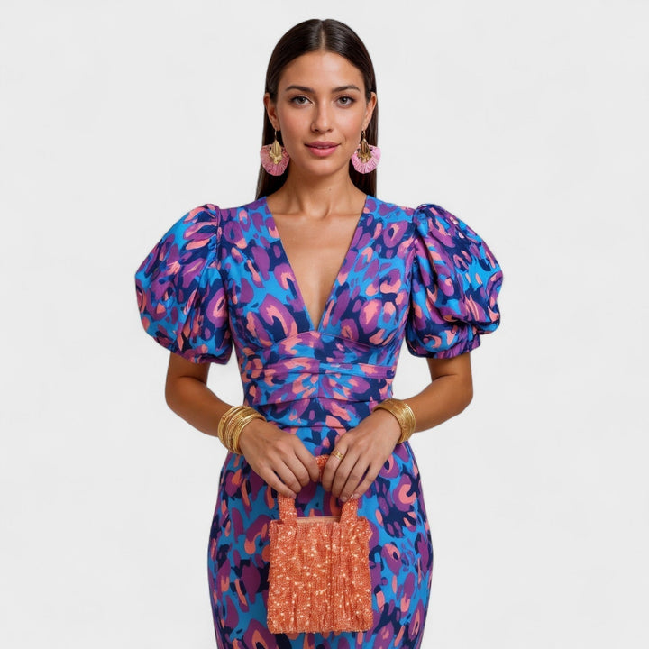 Méabh - Tropical Midi Dress