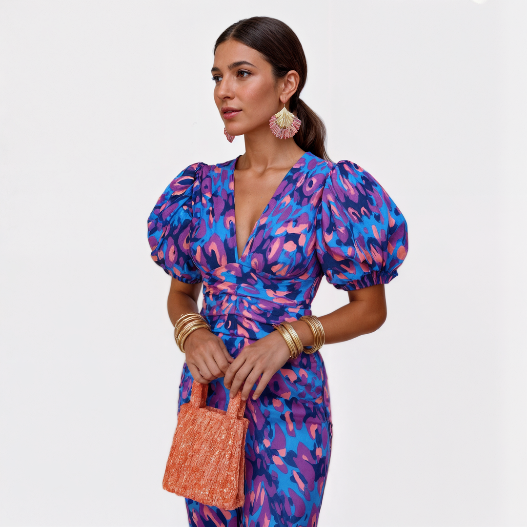 Méabh - Tropical Midi Dress