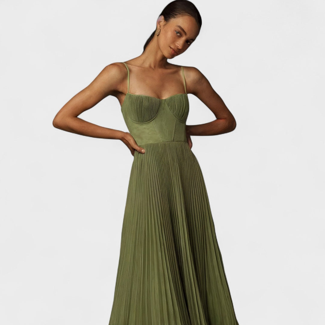 Dervla - Elegant Midi Dress