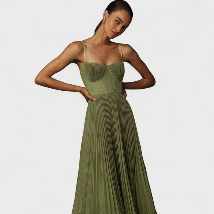 Dervla - Elegant Midi Dress